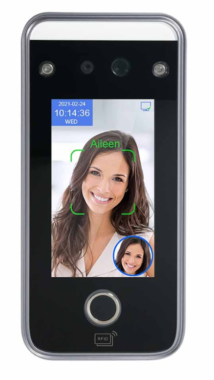 เครื่องสแกนใบหน้า FaceAC 06F บันทึกเวลาและควบคุมประตู