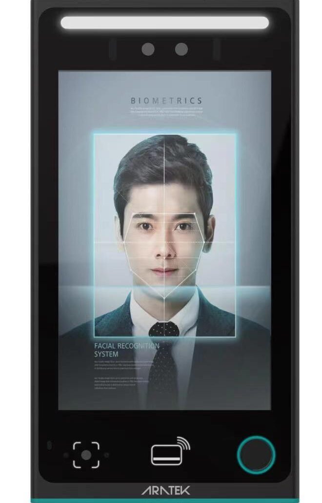 เครื่องสแกนใบหน้า Android บันทึกเวลาและควบคุมประตู