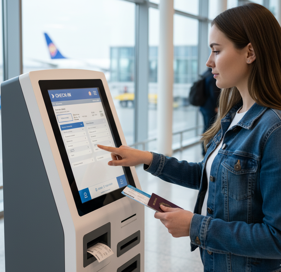 ตู้คีออส แบบ Visitor Kiosk